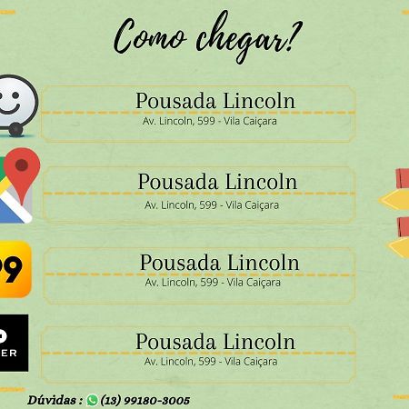 Pousada&Hostel Lincoln Praia Grande Экстерьер фото