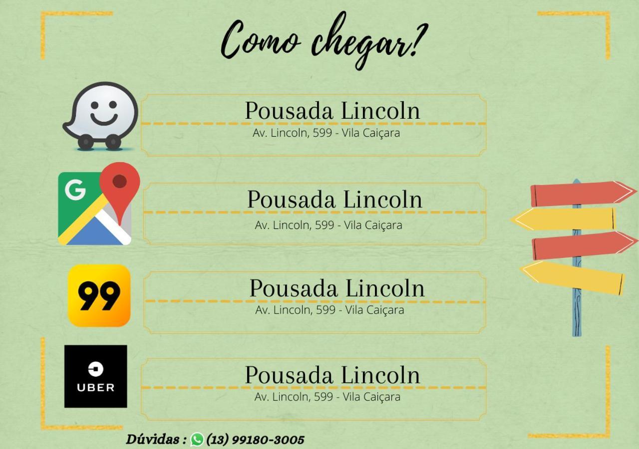 Pousada&Hostel Lincoln Praia Grande Экстерьер фото